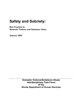 Safety & Sobriety: Best Practices in Domestic Violence and Substance