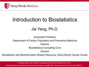Introduction to Biostatistics