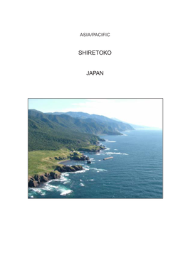 Shiretoko Japan