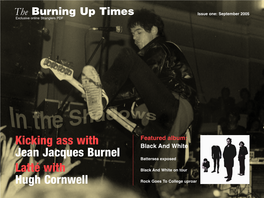Burning up Times Issue One: September 2005 Exclusive Online Stranglers PDF