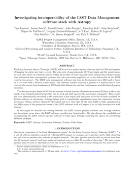 Investigating Interoperability of the LSST Data Management Software Stack with Astropy