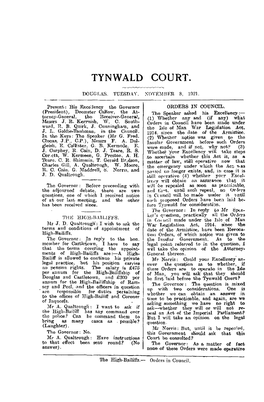 Tynwald Court