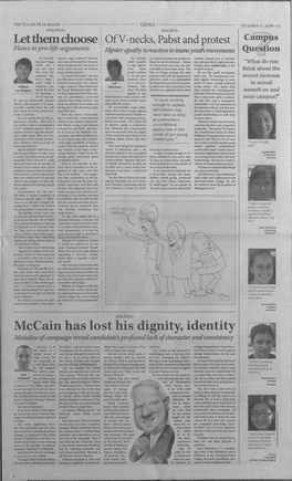 Let Them Choose Mccain Has Lost His Dignity, Identity