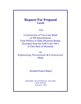 Request for Proposal Vol-III