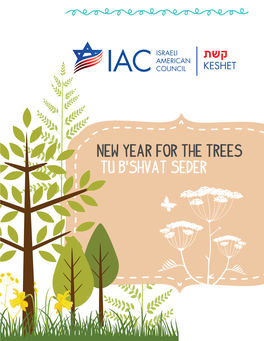 New Year for the Trees Tu B'shvat Seder