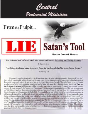 Lie Satan's Tool