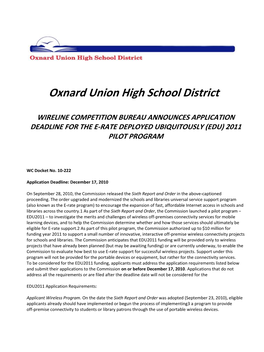 Oxnard Union High School District