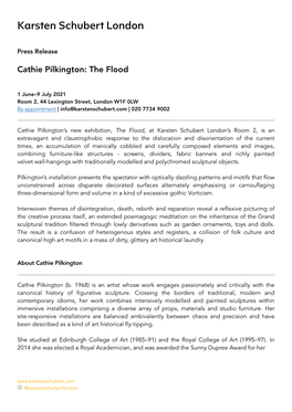 Cathie Pilkington the Flood PR