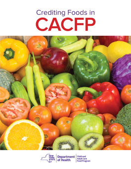 Crediting Foods in CACFP Acknowledgments