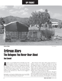Eritrean Afars the Refugees You Never Hear About Dan Connell