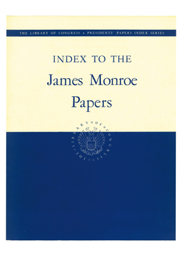 TO the James Monroe Papers