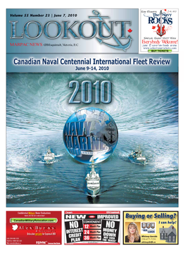 Canadian Naval Centennial International Fleet Review June 9-14, 2010