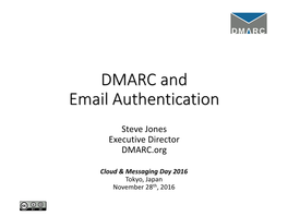 DMARC and Email Authentication