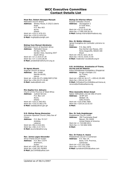 07 11 CC Contacts As of 6 Nov 07\374