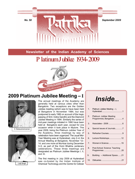 Inside... Platinum Jubilee 1934-2009