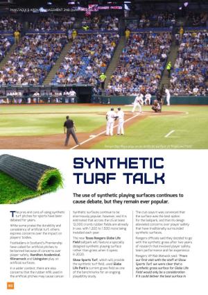Synthetic Turf Talk