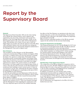 Report by the Supervisory Board