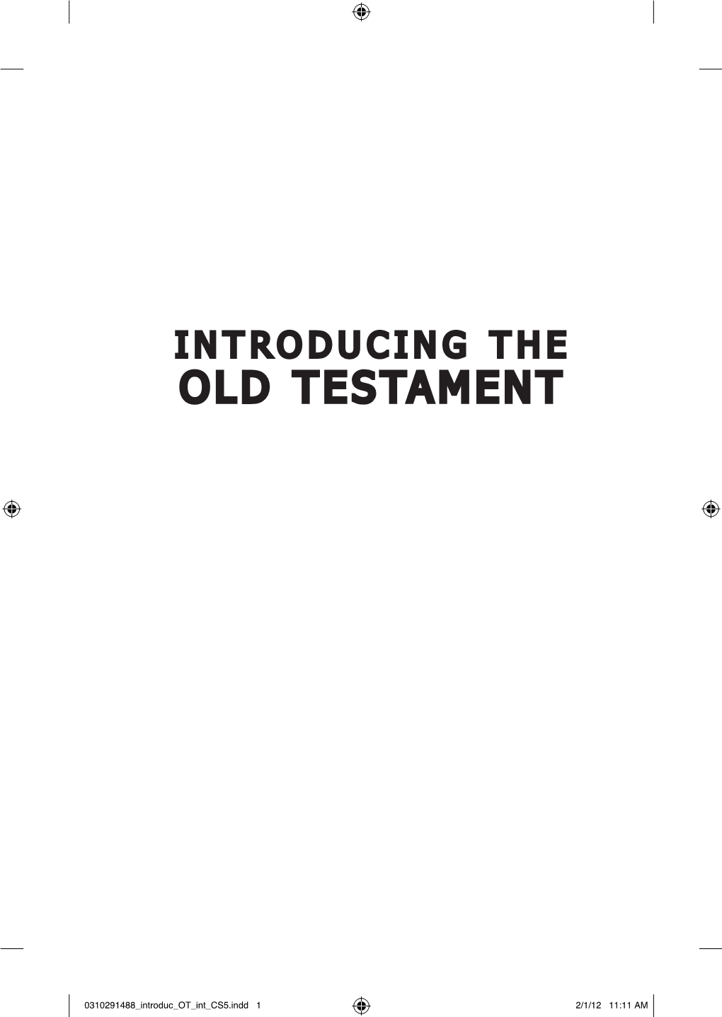 OLD Testament