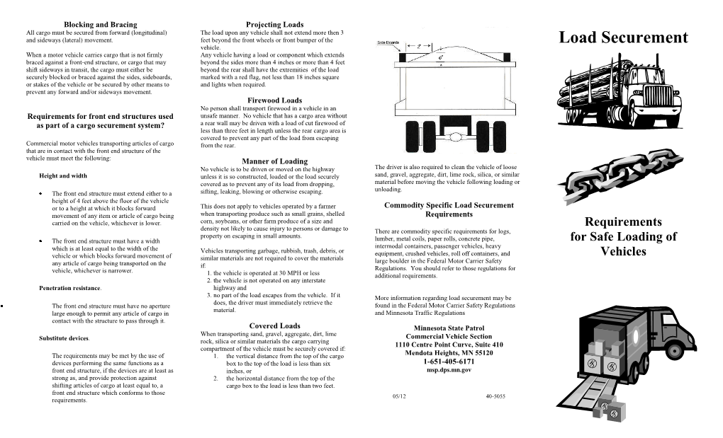 Load Securement Vehicle