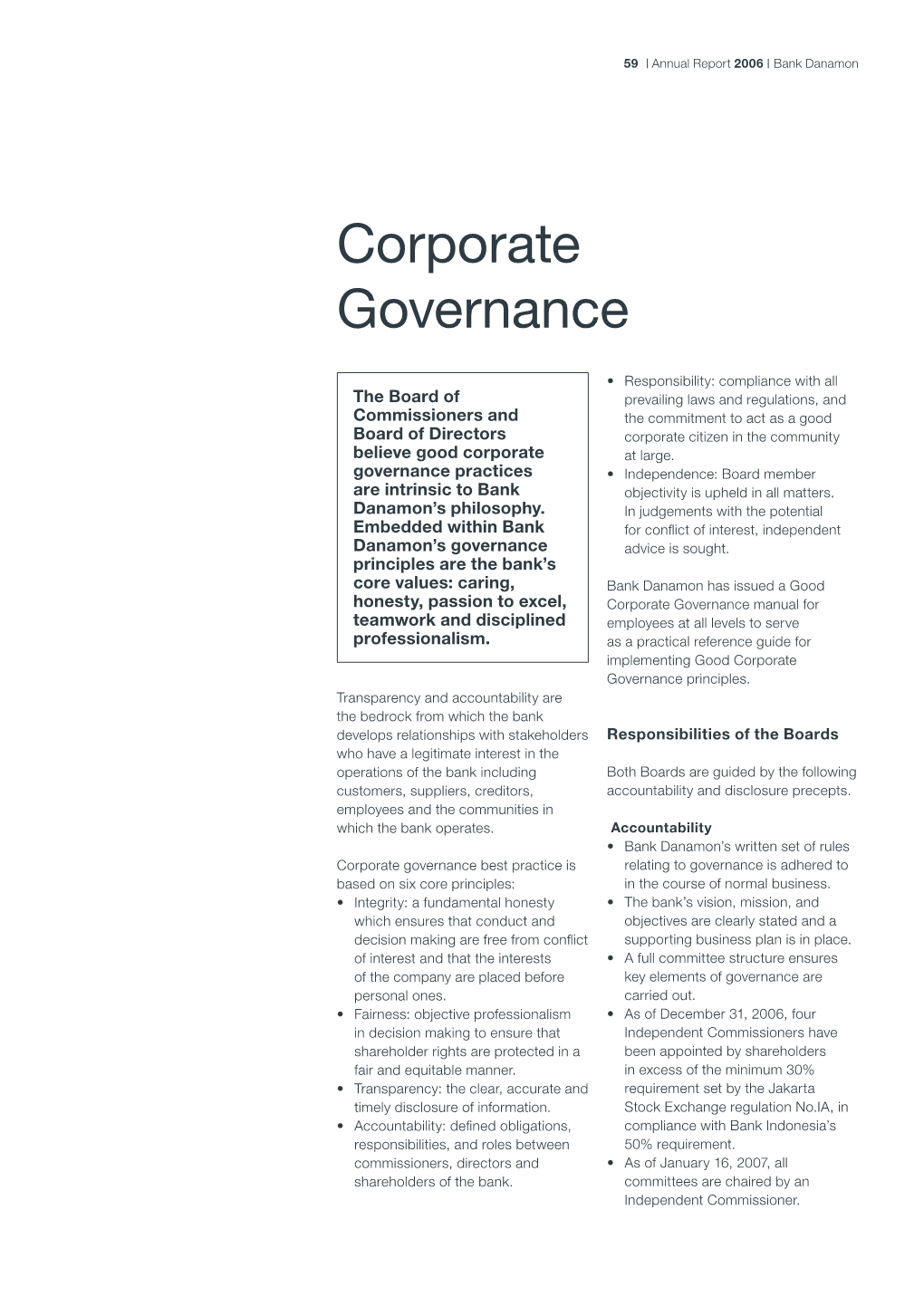 Corporate Governance