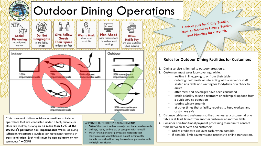 Outdoor Dining Operations