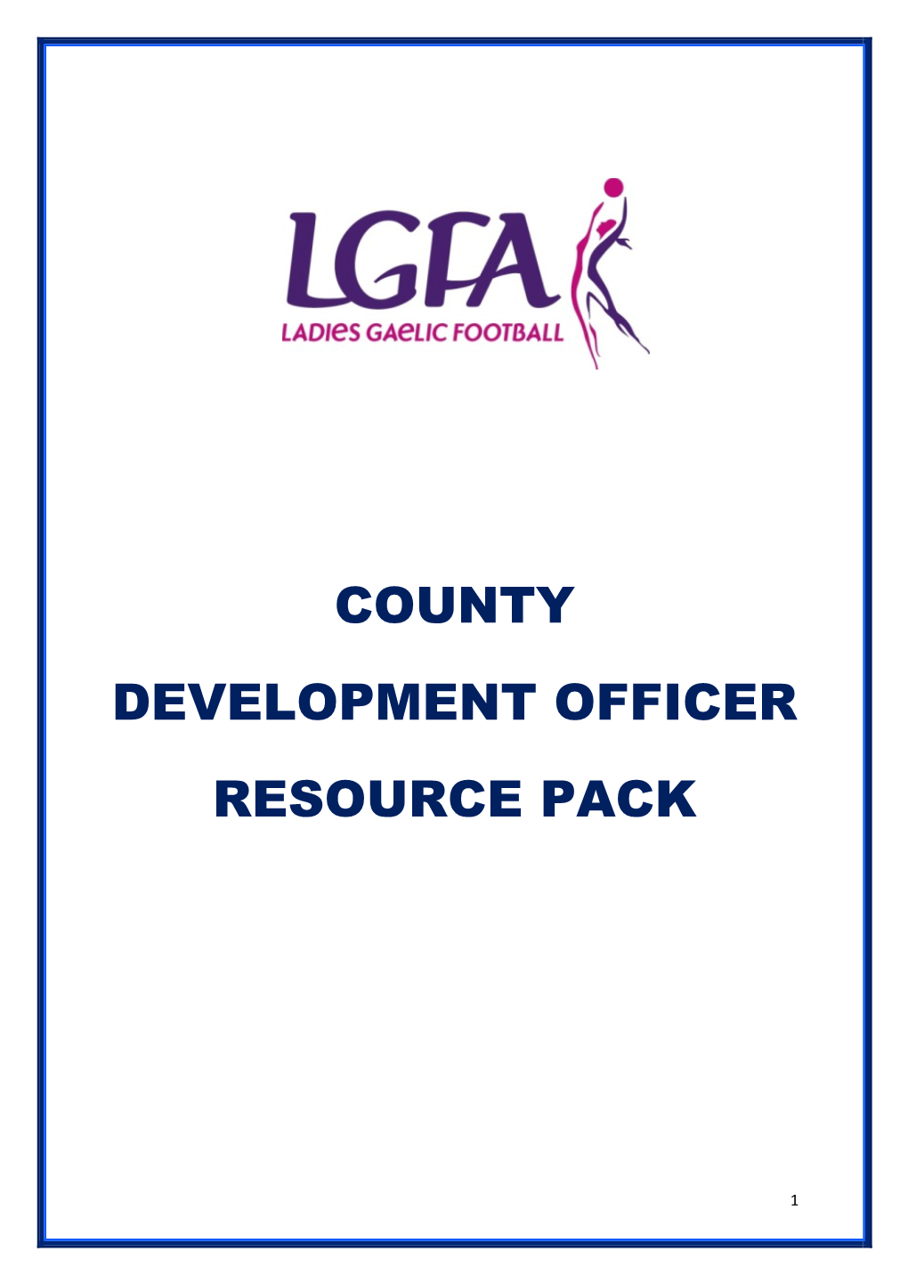 County Development Officer Resource Pack