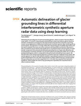 Automatic Delineation of Glacier Grounding Lines in Differential