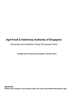 Agri-Food & Veterinary Authority of Singapore