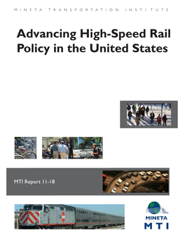 Advancing High-Speed Rail Policy in the United States
