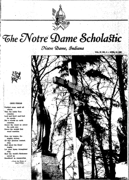 Notre Dame Scholastic, Vol. 87, No. 04