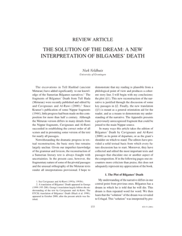 A New Interpretation of Bilgames' Death