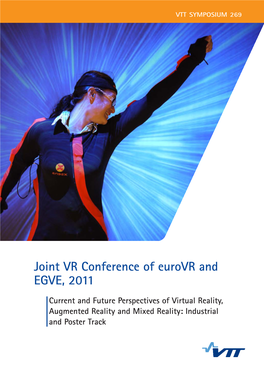 Joint Vr Conference of Eurovr and Egve, 2011