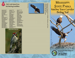 MS State Parks Natchez Trace Corridor Birding Trail