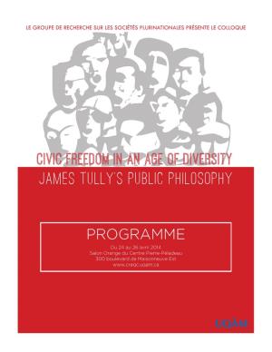 James Tully's Public Philosophy