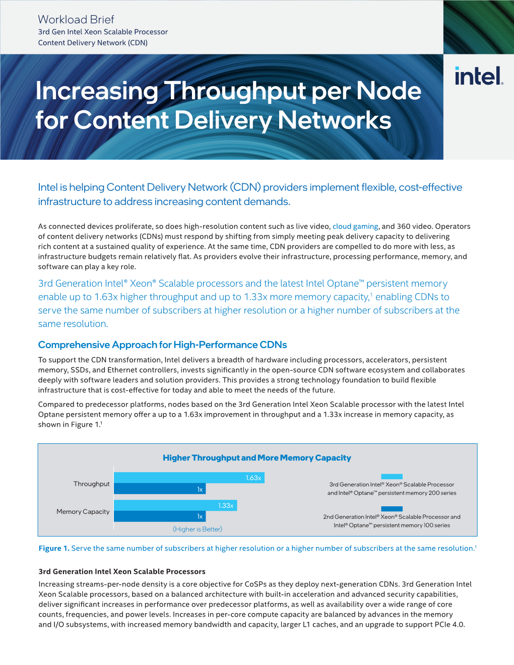 Increasing Throughput Per Node for Content Delivery Networks