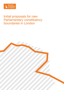 Initial Proposals for New Parliamentary Constituency Boundaries in The
