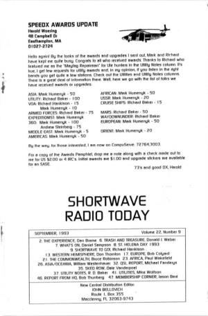 Shortwave Radio Today