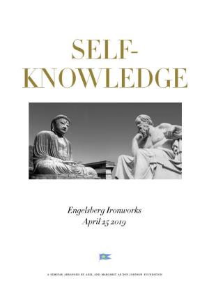 Self- Knowledge