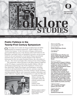 Public Folklore in the Twenty-First Century Symposium