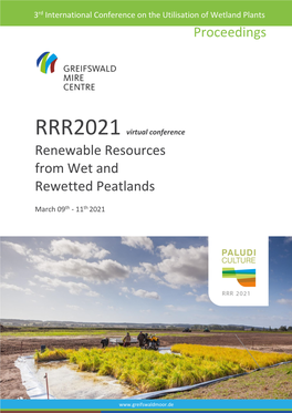 Renewable Resources from Wet and Rewetted Peatlands Proceedings