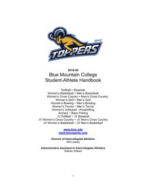 Blue Mountain College Student-Athlete Handbook