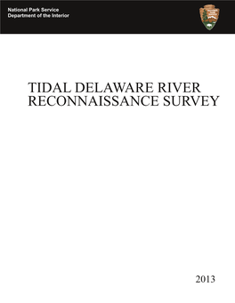 Tidal Delaware River Reconnaissance Survey