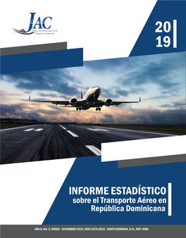 INFORME ESTADÍSTICO Sobre El Transporte Aéreo En República Dominicana