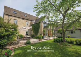 Eycote Barn RENDCOMB • GLOUCESTERSHIRE