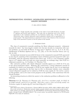 Representing Finitely Generated Refinement Monoids As Graph Monoids