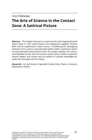 The Arts of Science in the Contact Zone: a Satirical Picture