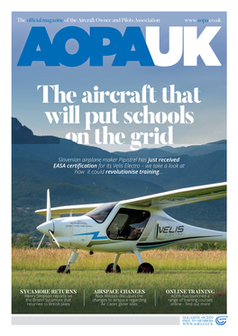 August 2020 AOPA Aircraft Owner and Pilot 04 INSIDE THIS MONTH CONTENTS AUGUST 2020