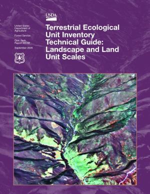 Terrestrial Ecological Unit Inventory (TEUI) Technical Guide