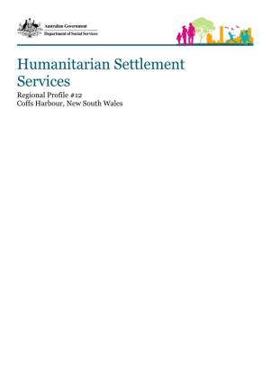 Humanitarian Settlement Services Regional Profile #12 Coffs Harbour, New South Wales