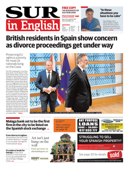 British Residents in Spain Show Concern As Divorce Proceedings Get Under Way
